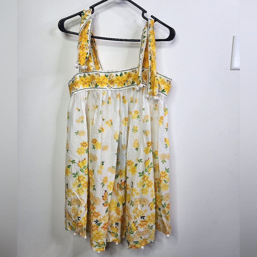 FARM Rio Azaleia Mini Dress, Medium, Tie Strap, NWT